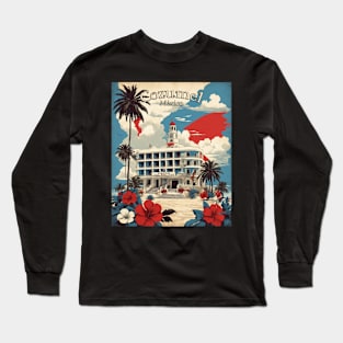 Cozumel Mexico Vintage Poster Tourism 2 Long Sleeve T-Shirt